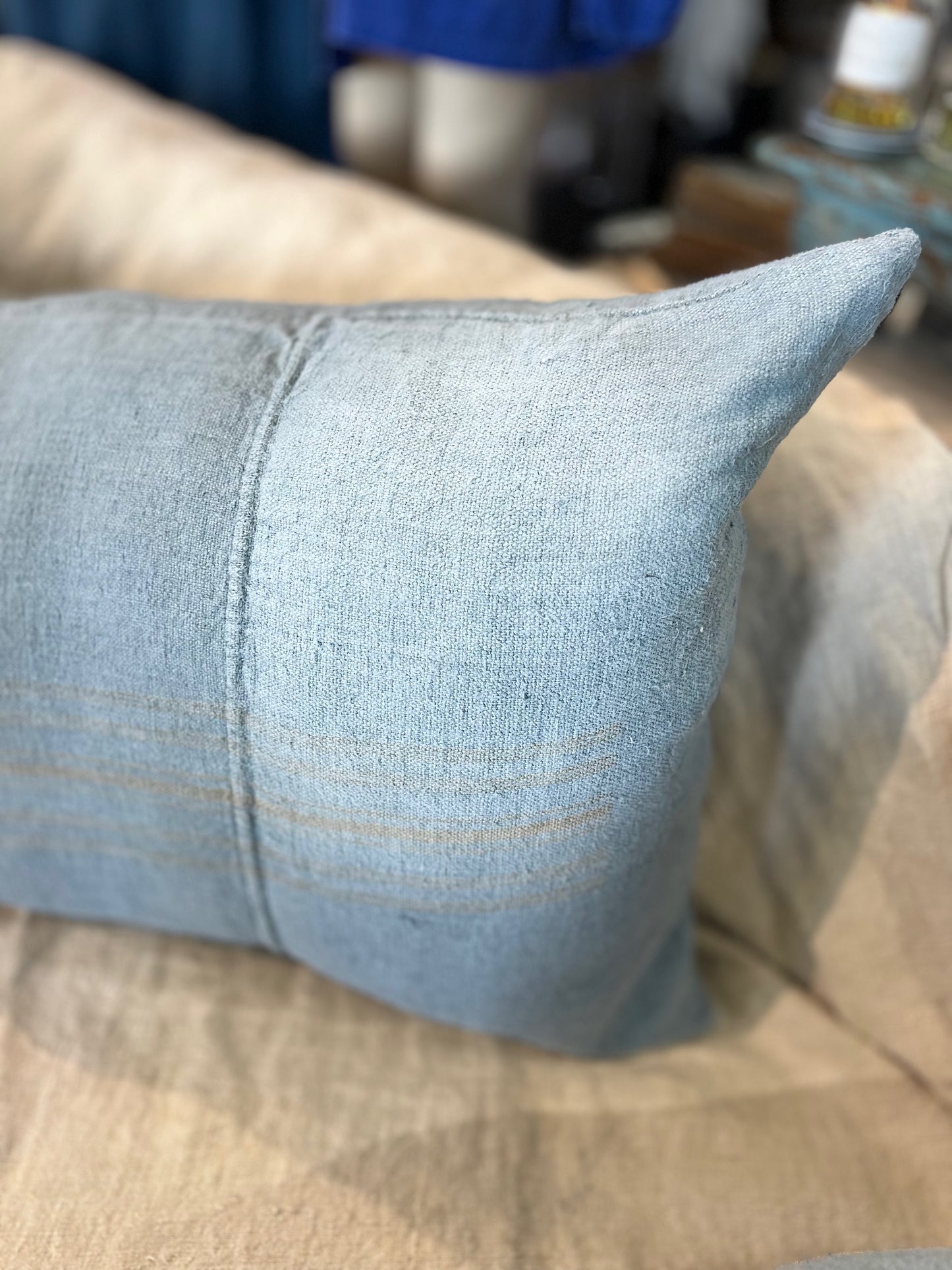 Grain Sack Down Filled Cushions