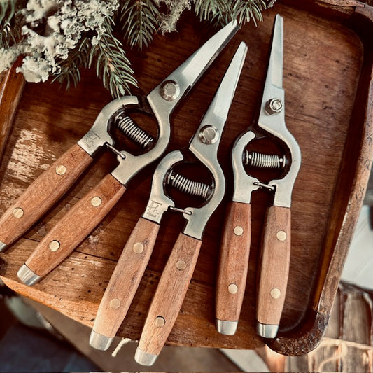 Flower Snips with Brass Pins