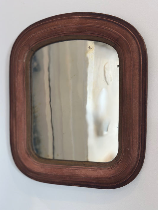 Small French 19th C Mirror with Original Glass