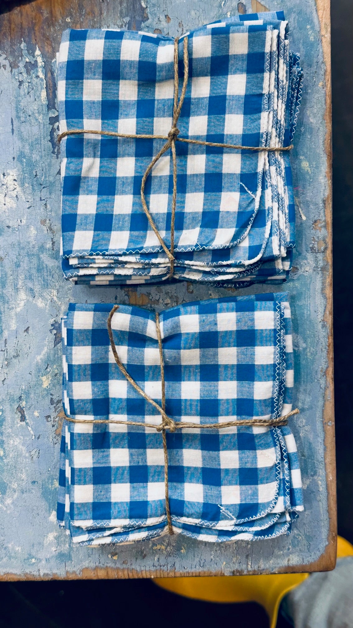 Cotton Napkins, Sets of Four, 18 x 18