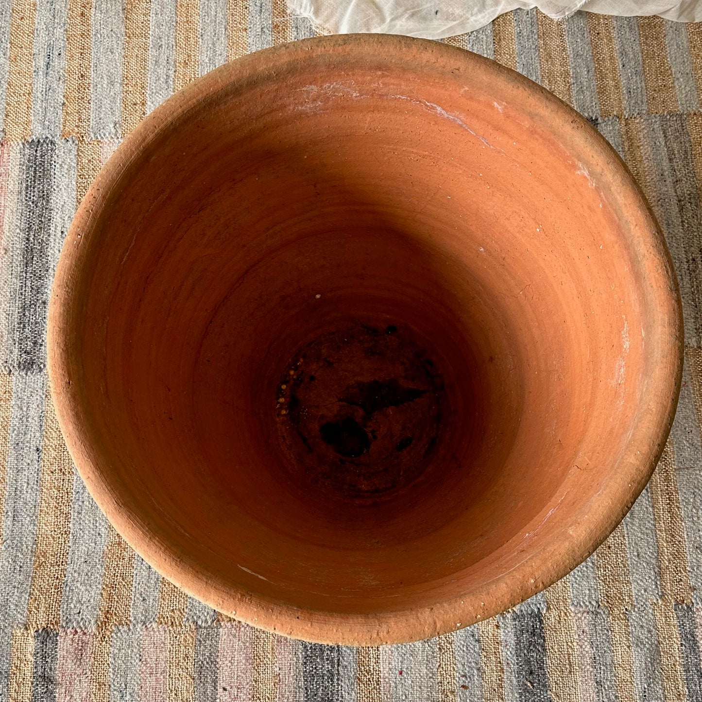 Large Old Terracotta Pot or Vase