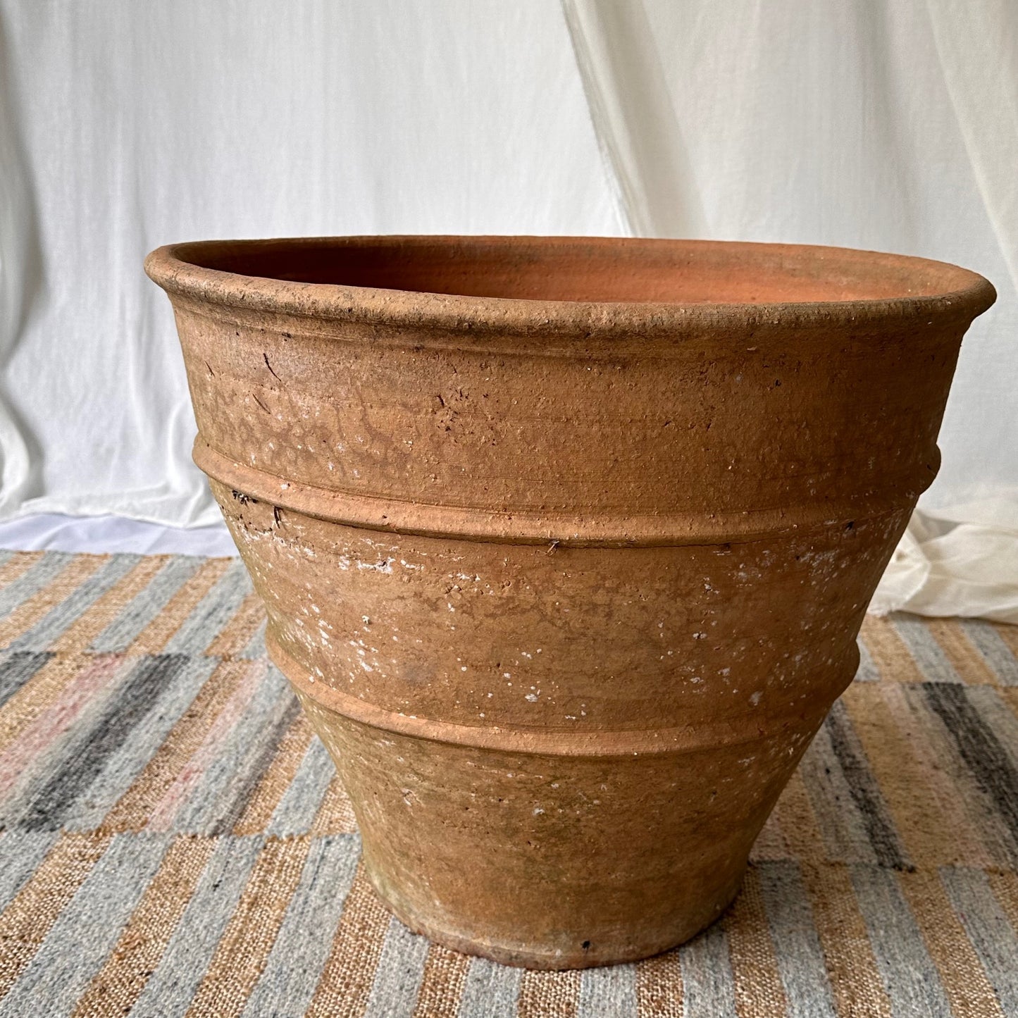 Large Old Terracotta Pot or Vase