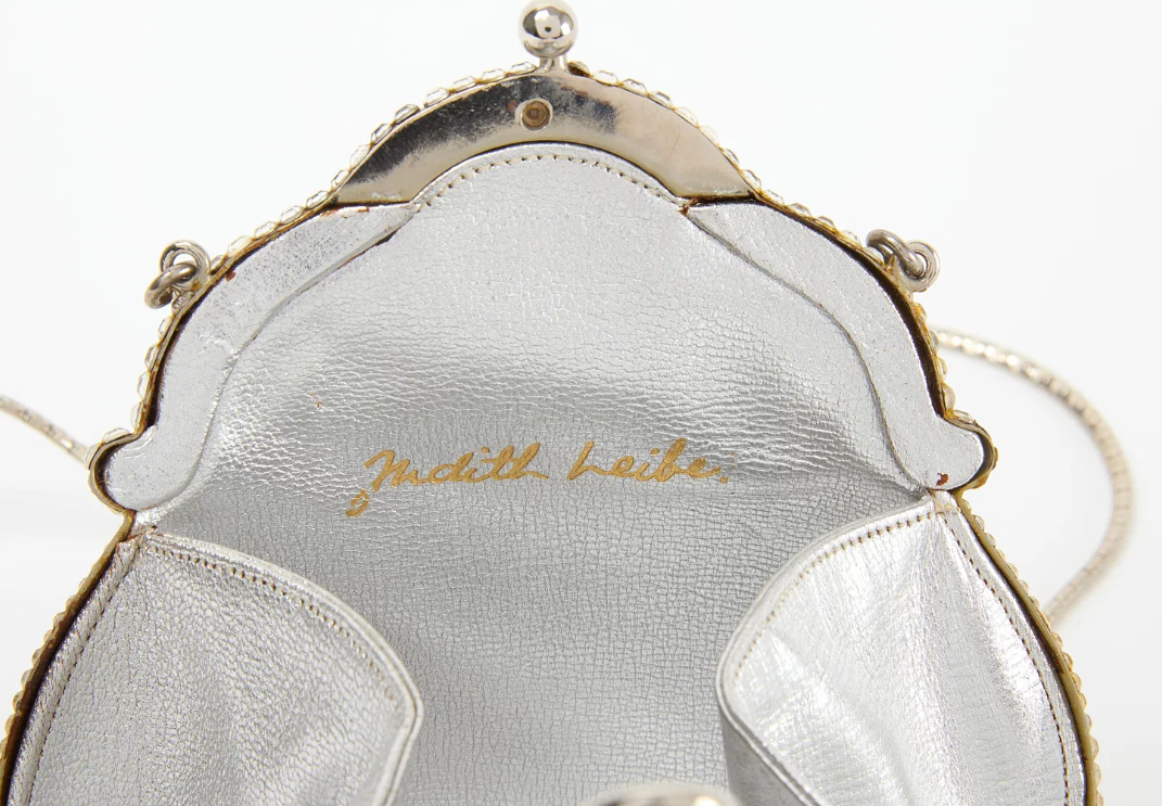 A stunning Judith Leiber Crystal Chatelaine Minaudiere