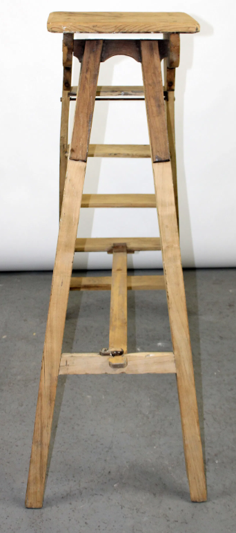 Early 20th Century French Pine Ladder