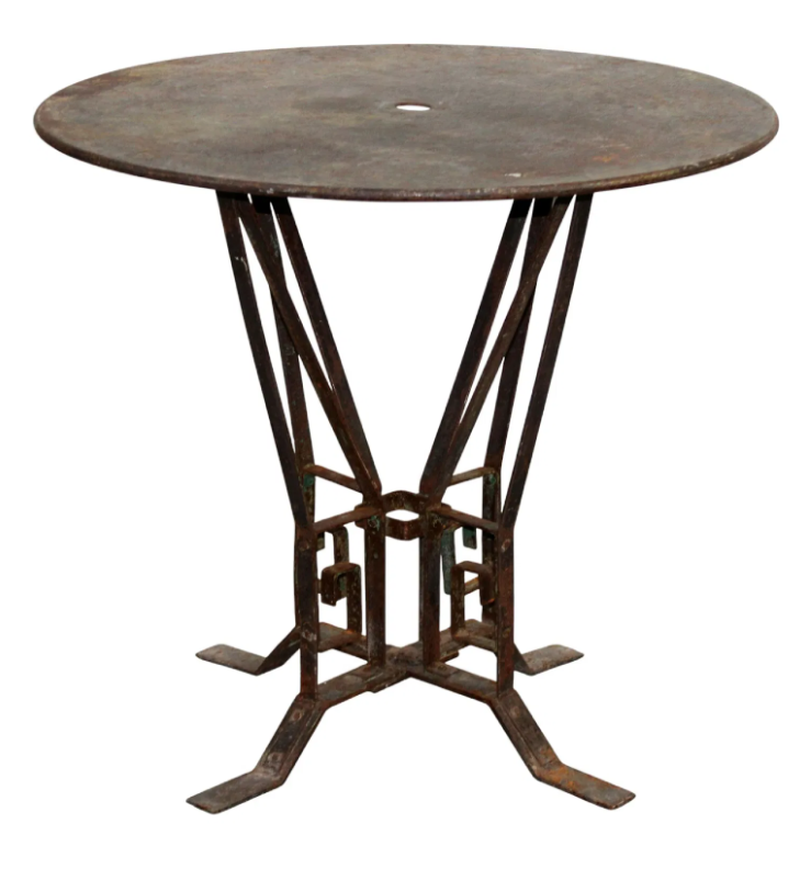 French Eiffel Cast Iron Garden Table