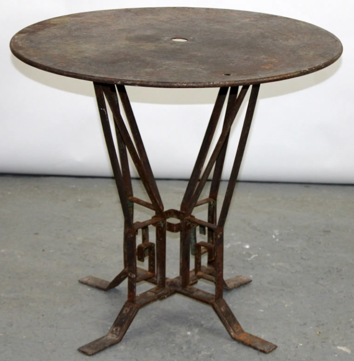 French Eiffel Cast Iron Garden Table