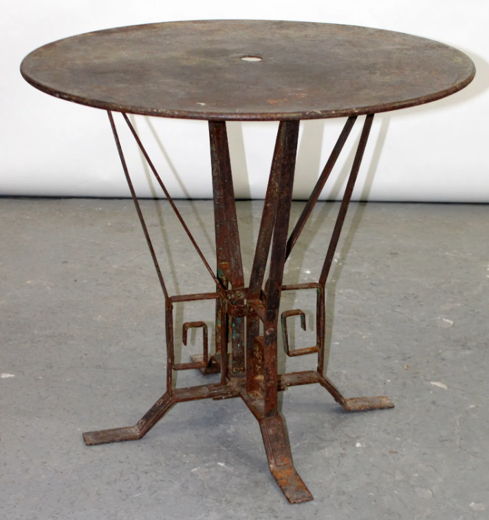 French Eiffel Cast Iron Garden Table