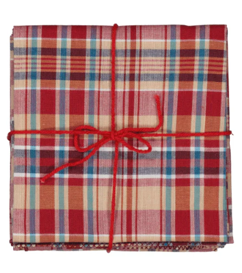 Cotton Napkins, Sets of Four, 18 x 18