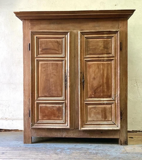 Early 19th Century French Pine Armoire of Small Proportions