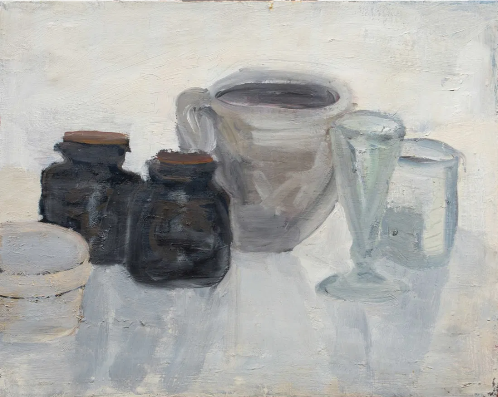 Mid 20th Century American School Still Life Painting, Abstract,