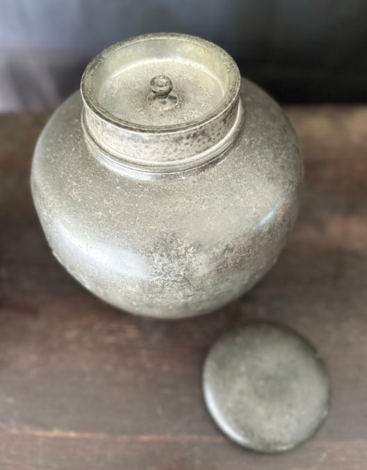 Early 20th Century Cast Zinc Vase or Urn