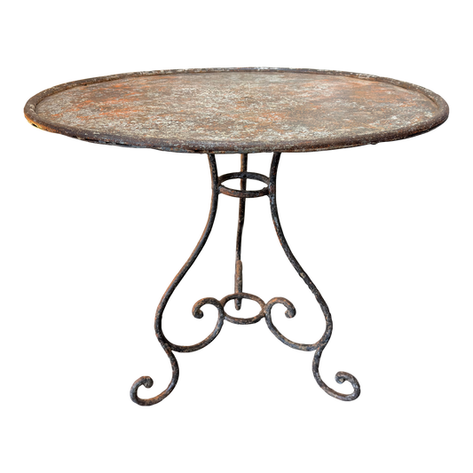 Garden Table, French wrought Iron 19th Century