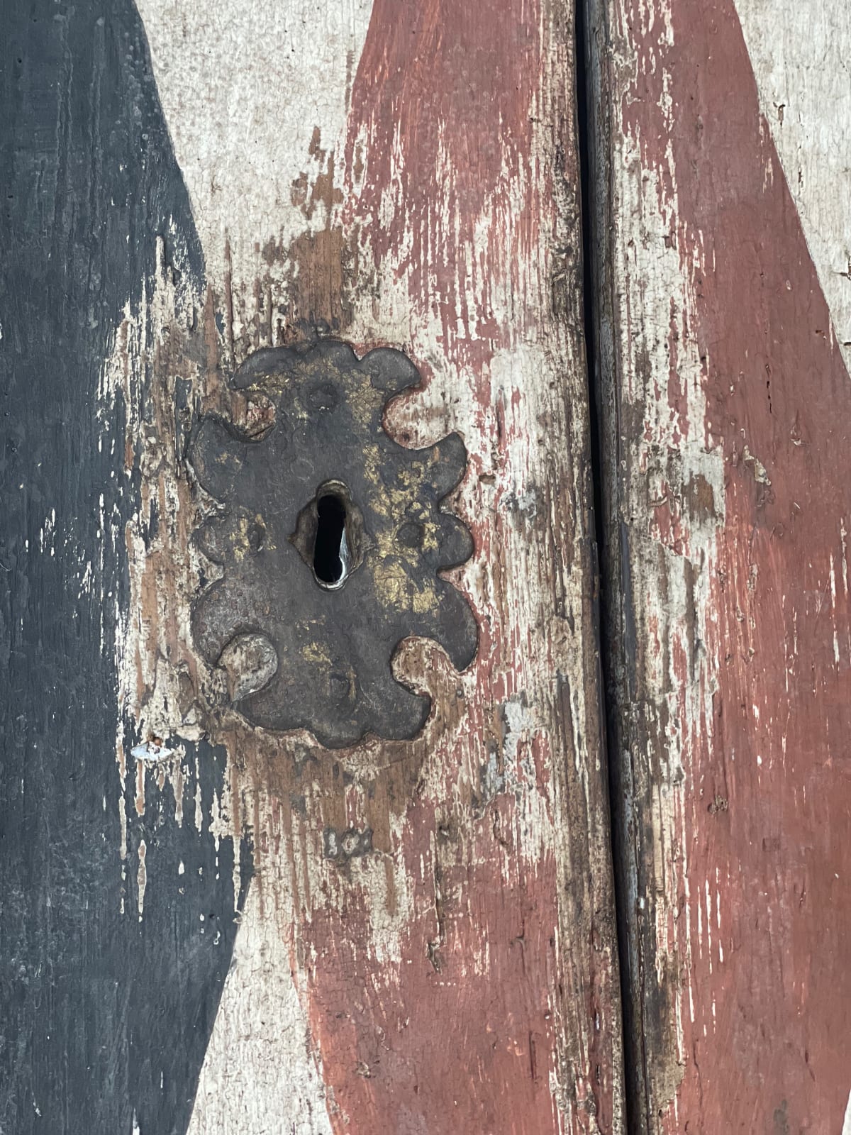 Superb Italian 18th Century Single Door Cupboard w Key