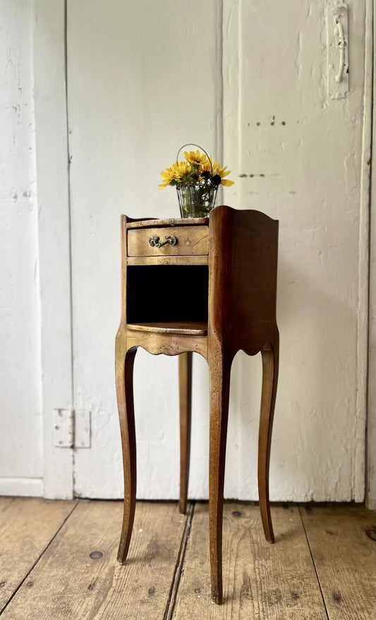 Single French Louis XVI Style Side Table with Drawer. c 1880