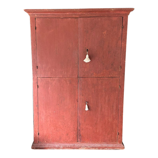 18th C Italian Painted Country Cupboard