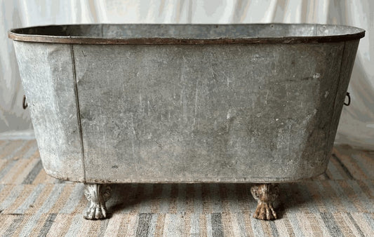 Vintage Zinc Bath